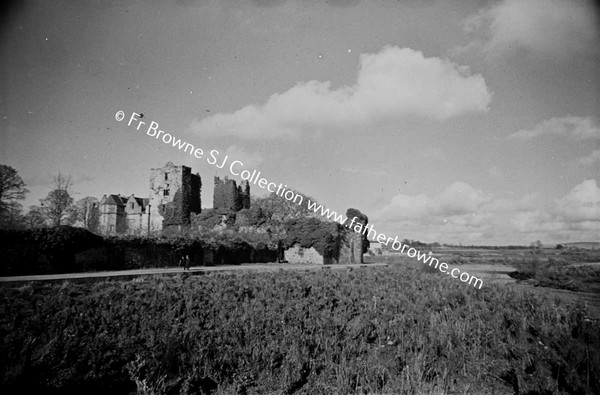 CARRICK CASTLE FROM SOUTH WEST BANK OF RIVER